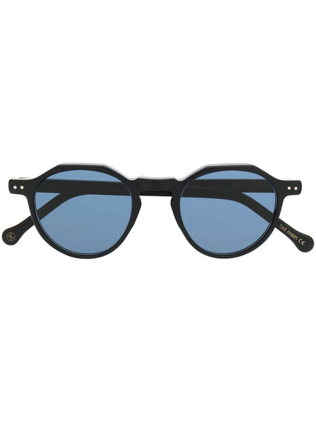  Lesca Round-frame Sunglasses - Black 