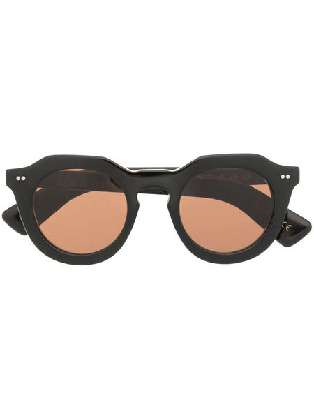  Lesca Round-frame Sunglasses - Black 