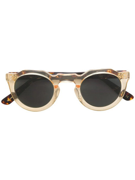  Lesca Round Tinted Sunglasses - Brown 