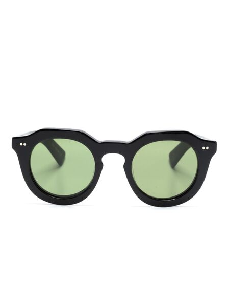  Lesca Toro Round-frame Sunglasses - Black 