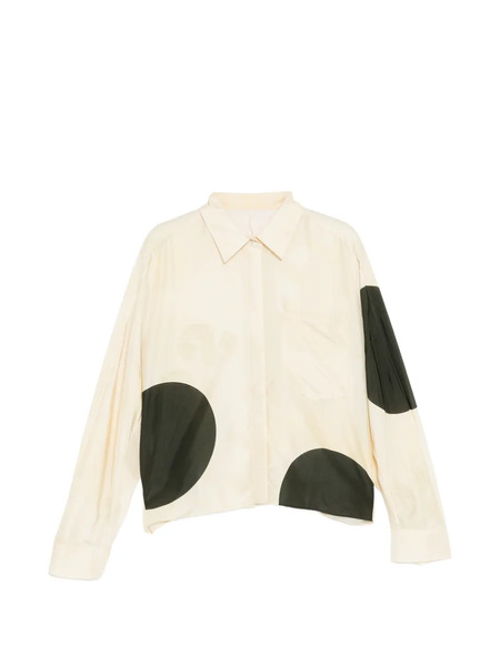  Less Polka-dot Shirt - Neutrals 