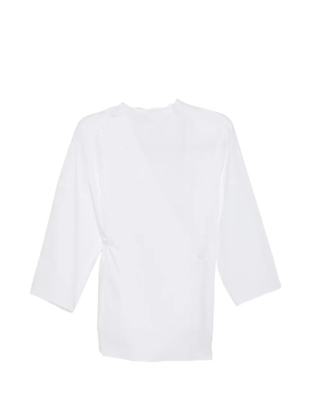  Less Scalloped-edge Blouse - White 