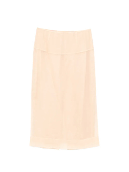  Less Silk Midi Skirt - Neutrals 