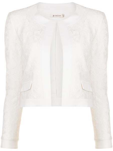  Lethicia Bronstein Ariana Cropped Jacket - White 