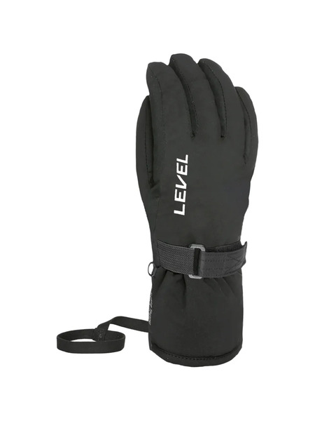  Level Kids Junior Ski Gloves - Black 