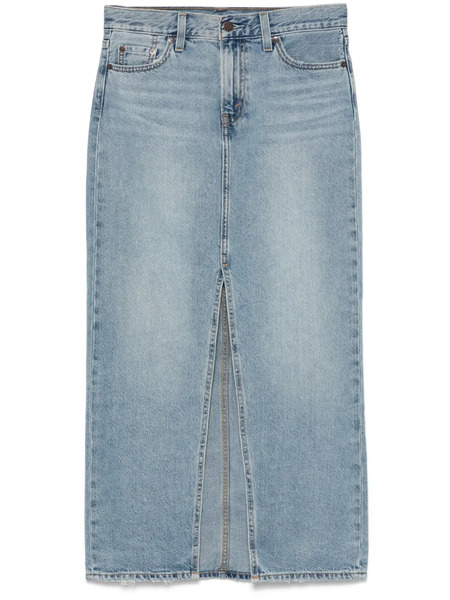  Levi's Ankle Column Maxi Skirt - Blue 