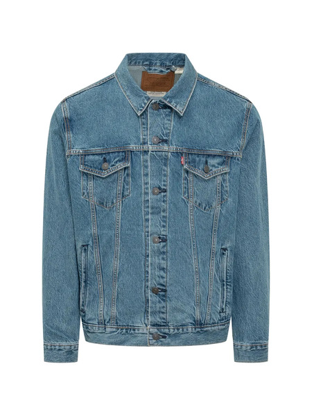  Levi's Button Denim Trucker Jacket - Blue 