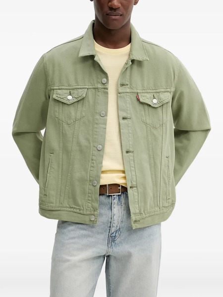  Levi's Button-fastening Denim Jacket - Green 