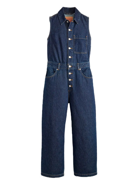  Levi's Button-fastening Sleeveless Jumpsuit - Blue 