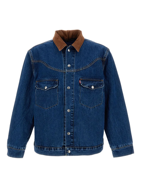  Levi's Corduroy-collar Denim Jacket - Blue 