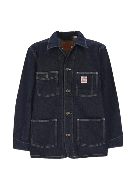  Levi's Denim Pointed-collar Jacket - Blue 
