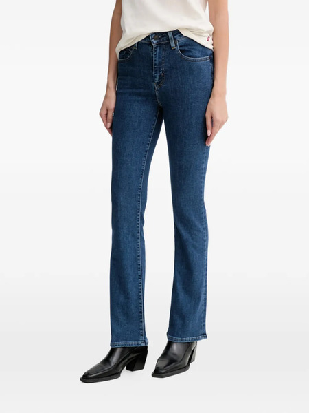  Levi's 725 High Rose Bootcut Jeans - Blue 