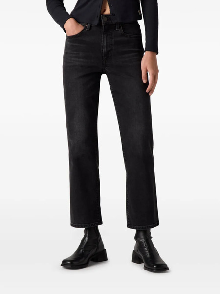  Levi's 725 Kick Boot Jeans - Black 