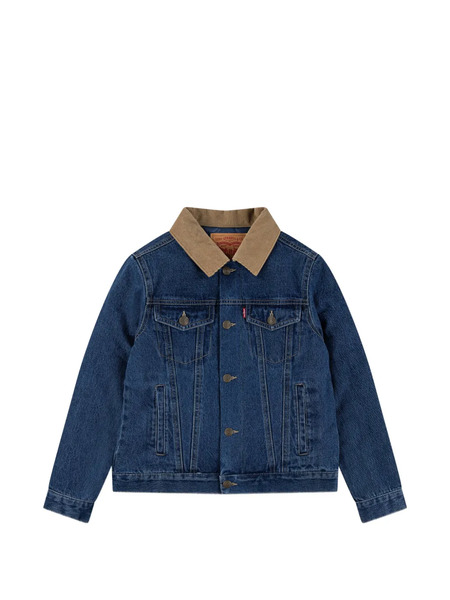  Levi's Kids Button-fastening Corduroy Jacket - Blue 