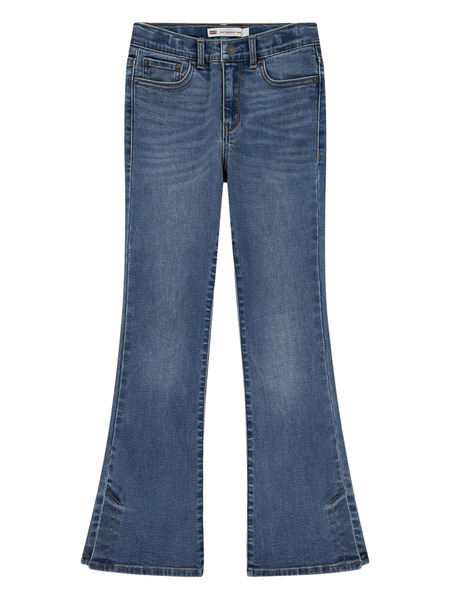  Levi's Kids Flared Logo-patch Jeans - Blue 