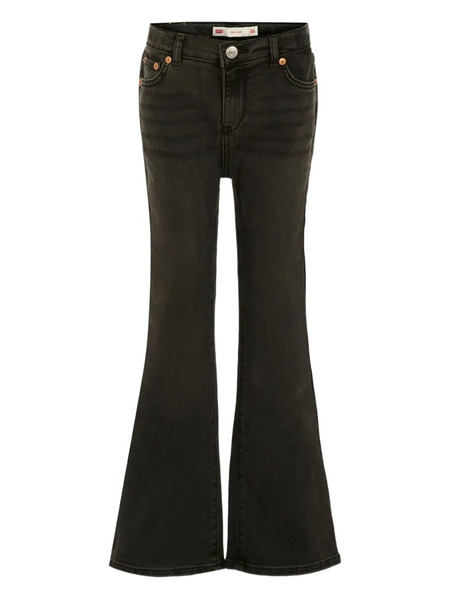 Levi's Kids Logo-patch Flared Jeans - Black 