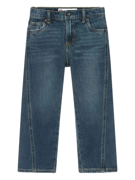 Levi's Kids Logo-patch Seam-details Jeans - Blue 