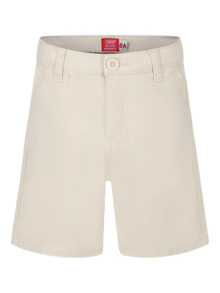  Levi's Kids Logo-patch Shorts - Neutrals 