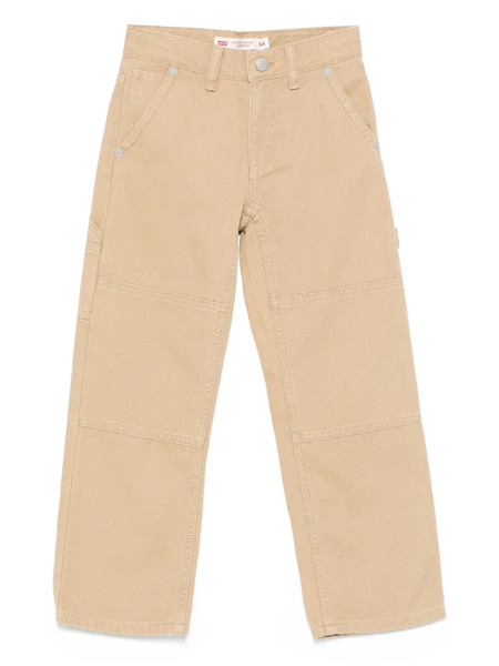  Levi's Kids Panelled Cotton Denim Jeans - Neutrals 