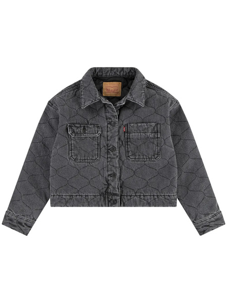  Levi's Kids Quilted Denim Jacket - Black 