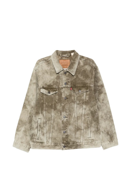  Levi's Logo-patch Jacket - Green 
