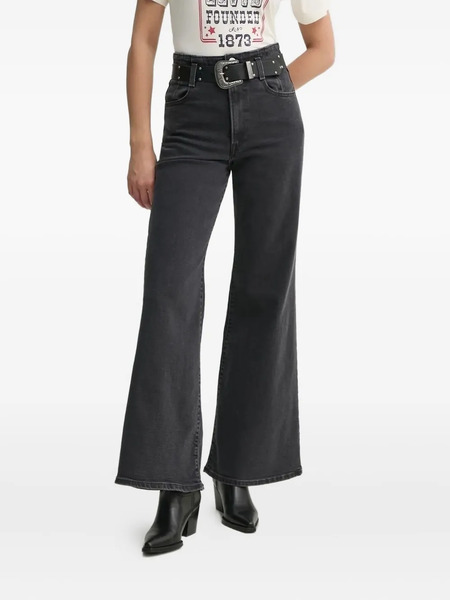  Levi's Ribcage Bell Flared Jeans - Black 