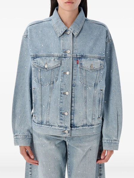 Levi's 90's Crystal-embellished Jacket - Blue 