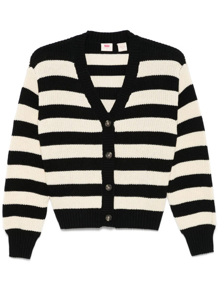  Levi's Striped Cardigan - Neutrals 