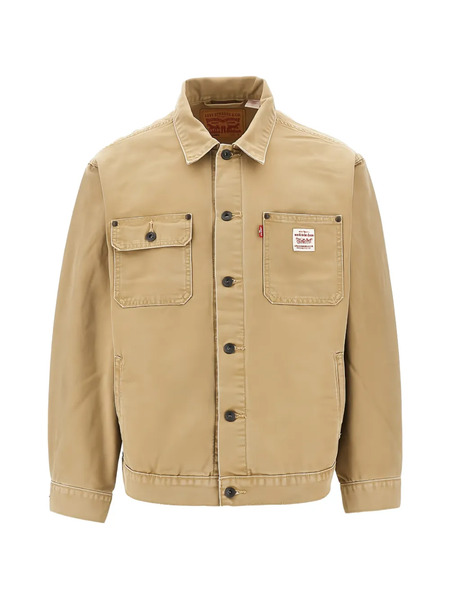  Levi's Sunrise Button Flap Pocket Jacket - Neutrals 