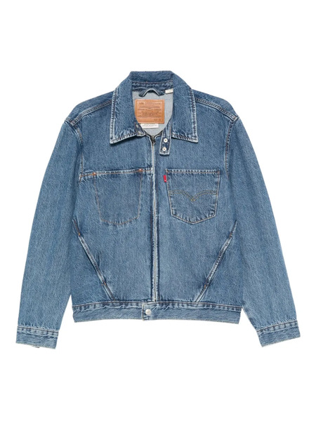  Levi's Zip-front Denim Jacket - Blue 