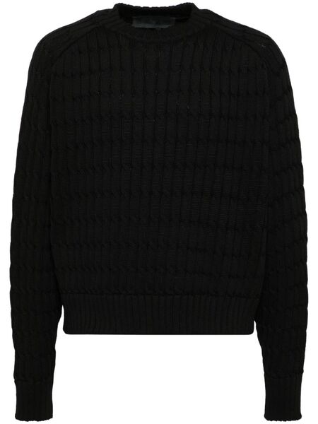  Lgn Louis Gabriel Nouchi Cable-knit Pullover Sweater - Blue 
