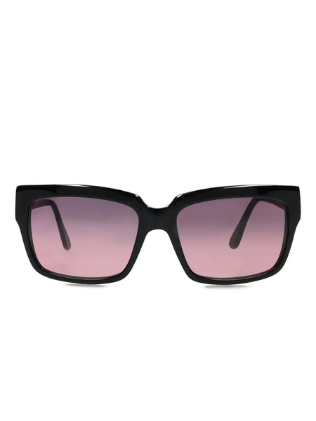  L.g.r Durban Rectangle-frame Sunglasses - Black 