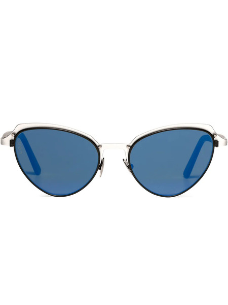  L.g.r Monarch Cat-eye Frame Sunglasses - Black 