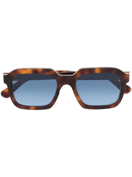  L.g.r Tortoiseshell Rectangle-frame Sunglasses - Brown 