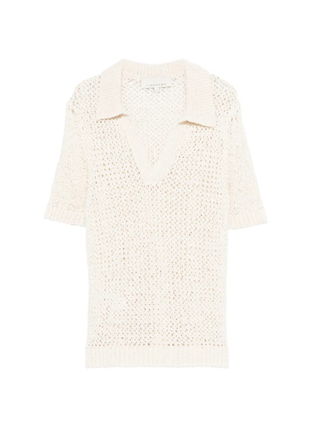  Liberowe V-neck Knitted Top - Neutrals 
