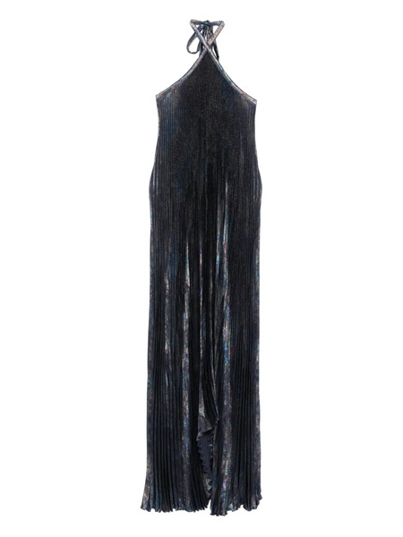  L'idée Deesse Pleated Gown - Blue 