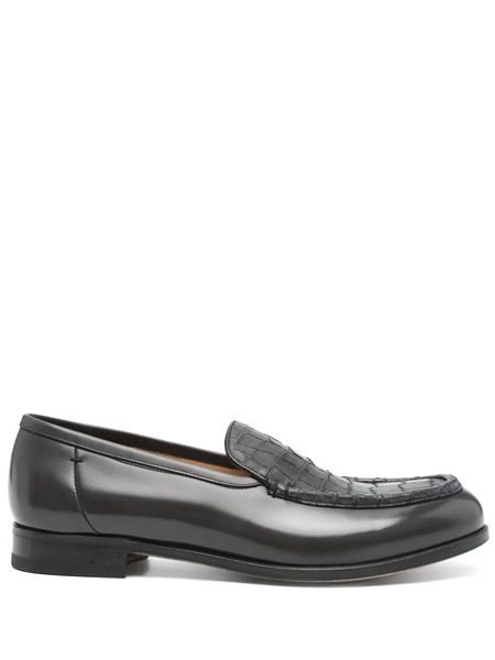  Lidfort Leather Loafers - Black 