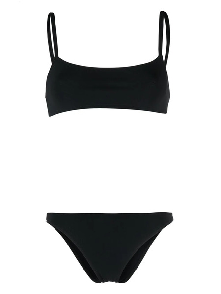  Lido Bustier-style Bikini Set - Black 