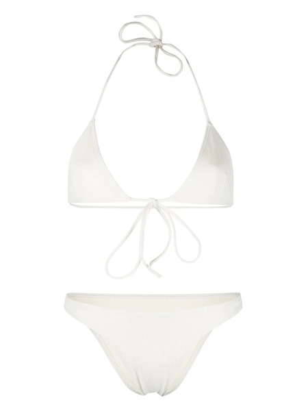  Lido Front Tie-fastening Detail Bikini Set - Neutrals 