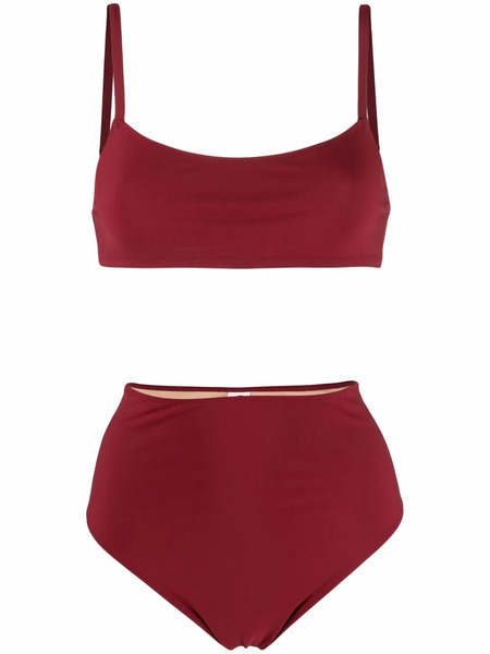  Lido High-waisted Bikini - Red 