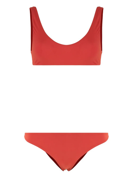  Lido Ottantauno Tie-back Bandeau Bikini - Red 