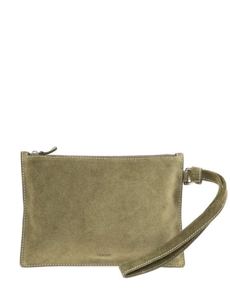  Lie Studio Charlie Suede Clutch Bag - Green 