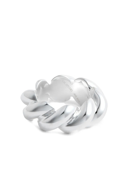  Lie Studio Christine Twisted Ring - Silver 