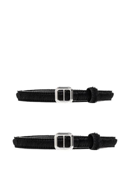  Lie Studio Georgia Buckle Belt - Black 