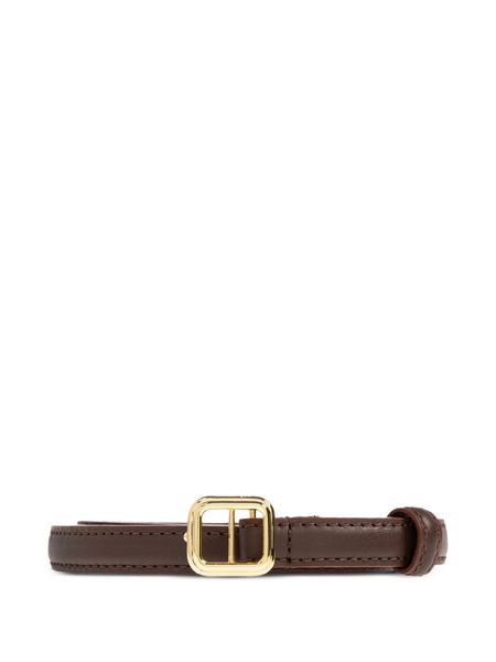  Lie Studio Georgia Slim Belt - Brown 