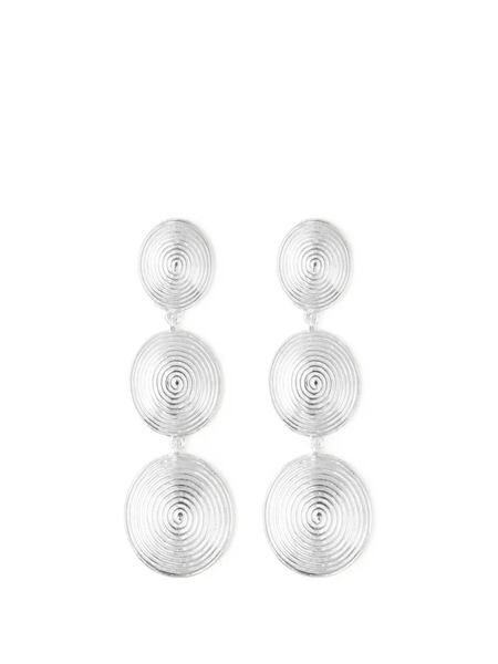  Lié Studio Ruby Drop Earrings - Silver 
