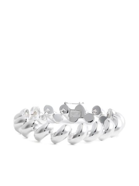  Lie Studio The Edith Twisted Design Bracelet - Silver 