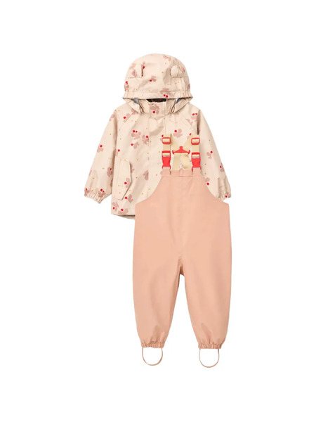  Liewood Floral Hooded Jacket - Neutrals 