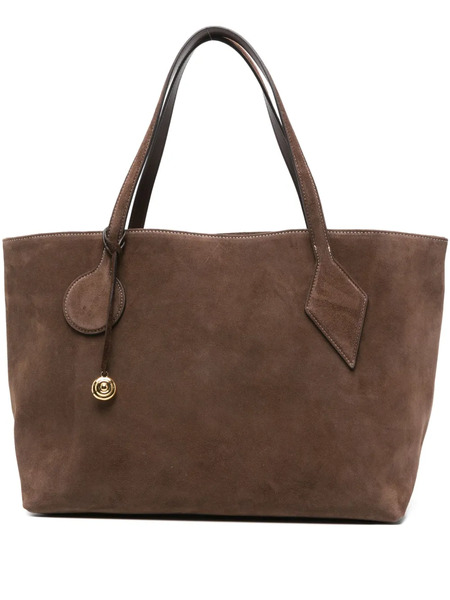  Liffner Large Suede Tote Bag - Brown 