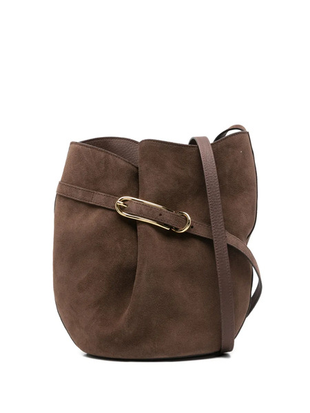  Liffner Suede Bucket Bag - Brown 